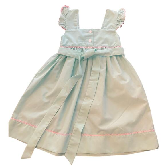 Sweet Dreams Embroidered Mint dress NWOT size 24 mo - Picture 2 of 3
